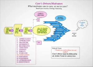 Care's Drivers/Motivators infographic